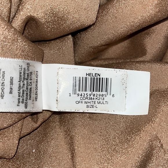 Dress The Population Helen Floral Lace Sleeveless Surplice V-Neck Maxi Dress L - Picture 12 of 12